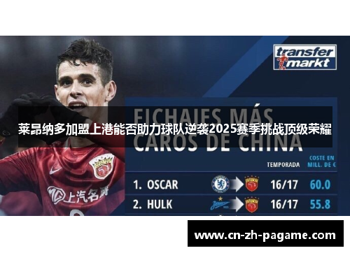 莱昂纳多加盟上港能否助力球队逆袭2025赛季挑战顶级荣耀