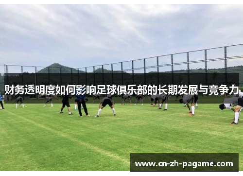 财务透明度如何影响足球俱乐部的长期发展与竞争力
